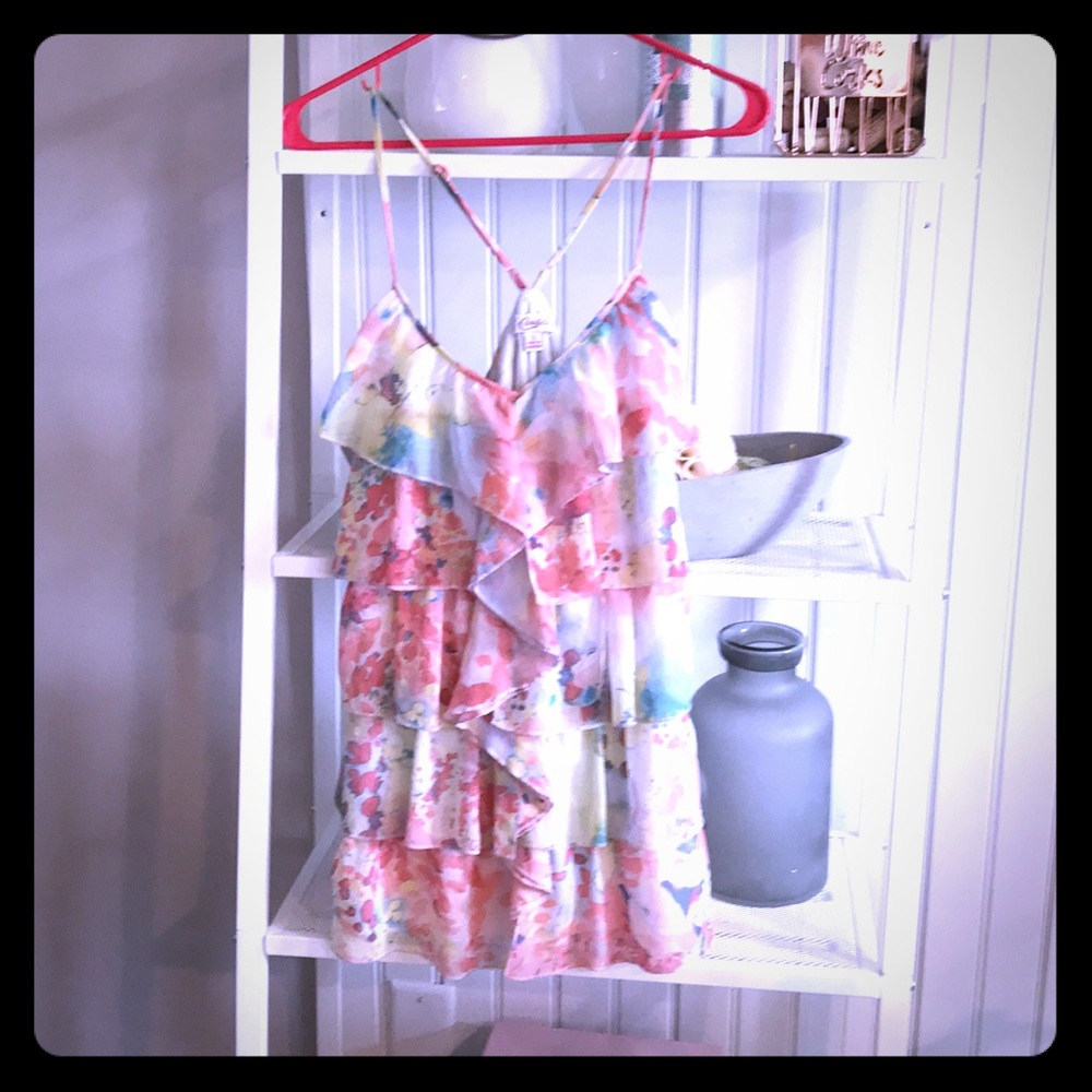 Flowy floral tank